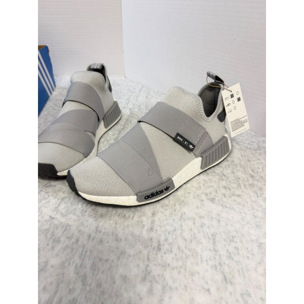 Adidas NMD_R1 W Strap‎ Grey Womens Sneakers GW9470 Size 10.5 New In Box